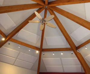 Acoustic wall and ceiling panels reduce noise at Blue Coat School