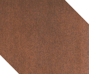 Nordic Brown Light - pre-oxidised copper wall cladding
