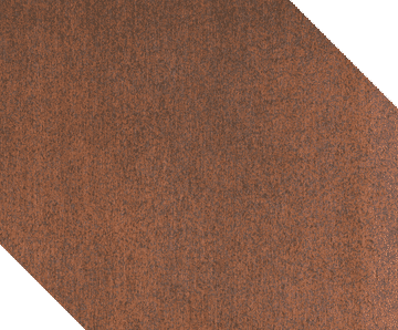 Nordic Brown Light - pre-oxidised copper wall cladding