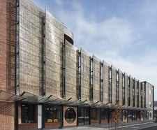 Nordic Brass - copper and zinc wall cladding