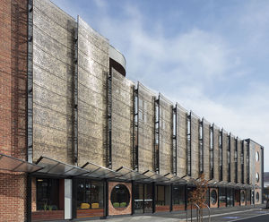 Nordic Brass - copper and zinc wall cladding