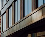 Nordic Brass Weathered - copper and zinc wall cladding