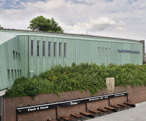 Nordic Green - pre-patinated copper wall cladding