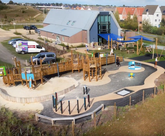 Award winning inclusive play space - Stanway Lakelands Community Centre