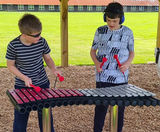 Outdoor instruments for autism-friendly music oasis - on this page