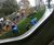Half-round (open) stainless steel embankment slides 1