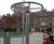 High Spinner with Wheel - stainless steel playground spinner 4