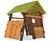 Play House Firuna - outdoor robinia wood playhouse 4