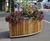 Stockport FSC timber and metal rectangular planter 2