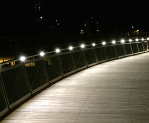 ASF LED handrail lighting systems for pathways, steps and pavements