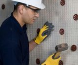 Newtonite Lath Mesh Membrane - plastic damp proof mesh for plaster walls - on this page