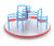 2.0m Six Seat Roundabout - playground spinning ride for kids 0