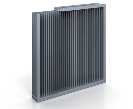 CS RS-5605 - high-performing aluminium rain defence louvres
