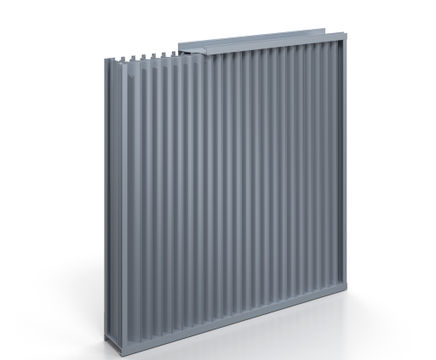 CS RS-5900 - high-performing aluminium rain defence louvres