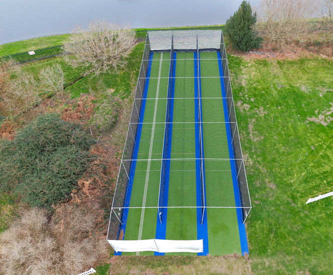 New triple-lane net facility - Royal Ascot Cricket Club