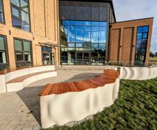 3D printed low-carbon modular outdoor benches