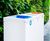 Lune Vario - modular steel waste separation bin for high-traffic areas 5