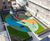Steel planters and hardwood seating for new residential development 0