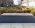 Steel planters and hardwood seating for new residential development 4