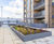 Steel planters and hardwood seating for new residential development 6
