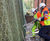 Construction anchors secure failing timber crib retaining wall 3