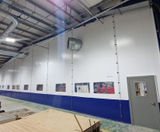 Flexiwall partition controls noise, temperature and dust spread - on this page