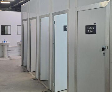 Hoardfast creates welfare facilities and toilet blocks for site compound