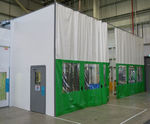 Flexicurtain - retractable PVC industrial curtain