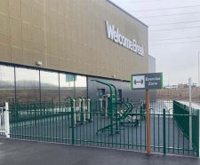 Outdoor gym installed for Welcome Break, Rotherham