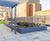 Steel planters and hardwood seating for new residential development 9