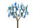 Wind Tree - customisable metal wind-powered outdoor energy generator 3