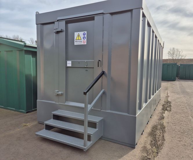 Walk-in COSH Stores - secure steel chemical storage for workplaces