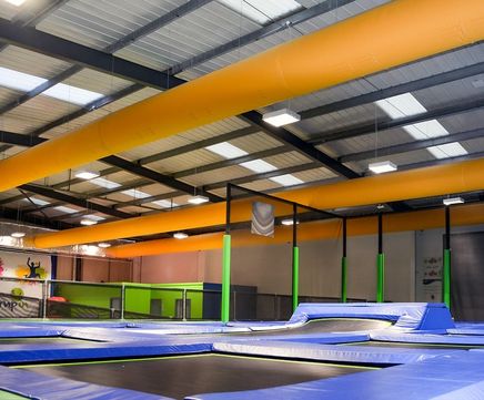 Bespoke textile air socks for HVAC from 150mm diameter upwards