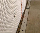 Perimeter Drainage Channel for floors and walls