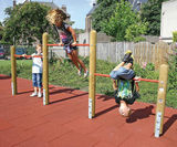 Tri-level horizontal bar anton - outdoor softwood playground equipment - on this page