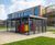 Hybrid sedum-roofed cycle shelter and bin store - Southmead Hospital 1