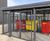 Hybrid sedum-roofed cycle shelter and bin store - Southmead Hospital 4