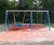 Luna Swing - steel playground swing set with nest and flat seats 4