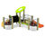 eibe play unit rose 2 - softwood outdoor playground structure for children 2