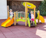 eibe play unit rose 1 - softwood outdoor playground structure for children - on this page