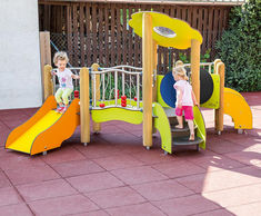 eibe play unit rose 1 - softwood outdoor playground structure for children