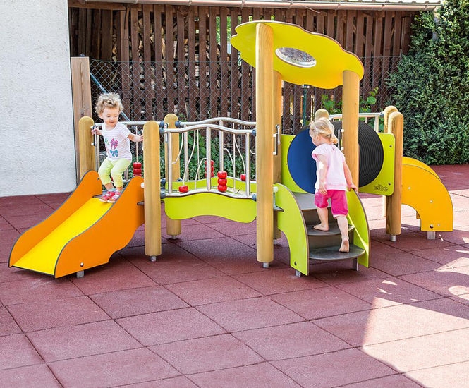 eibe play unit rose 1 - softwood outdoor playground structure for children