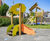 eibe play unit buttercup - softwood outdoor toddler play structure 1