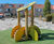 eibe play unit buttercup - softwood outdoor toddler play structure 3
