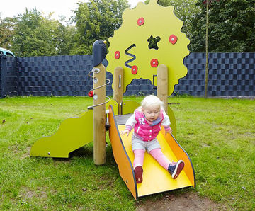 eibe play unit apple tree 1 - softwood outdoor toddler climbing play unit