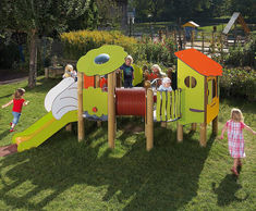 eibe play unit Dandelion - softwood outdoor playground set for children