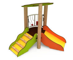 eibe play unit marguerite 1 - softwood outdoor play unit for young children