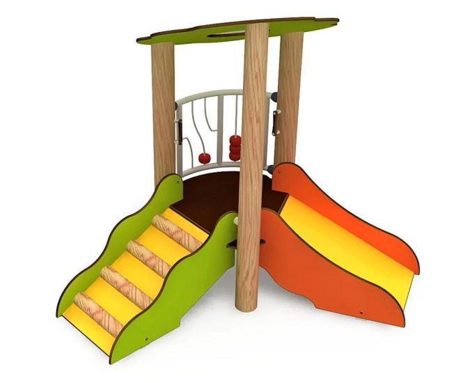 eibe play unit marguerite 1 - softwood outdoor play unit for young children