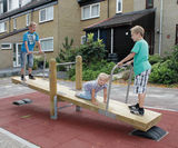 eibe stand-up seesaw - softwood playground seesaw for multiple children - on this page