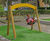 eibe lily of the valley swing - wood and steel toddler playground swing 4